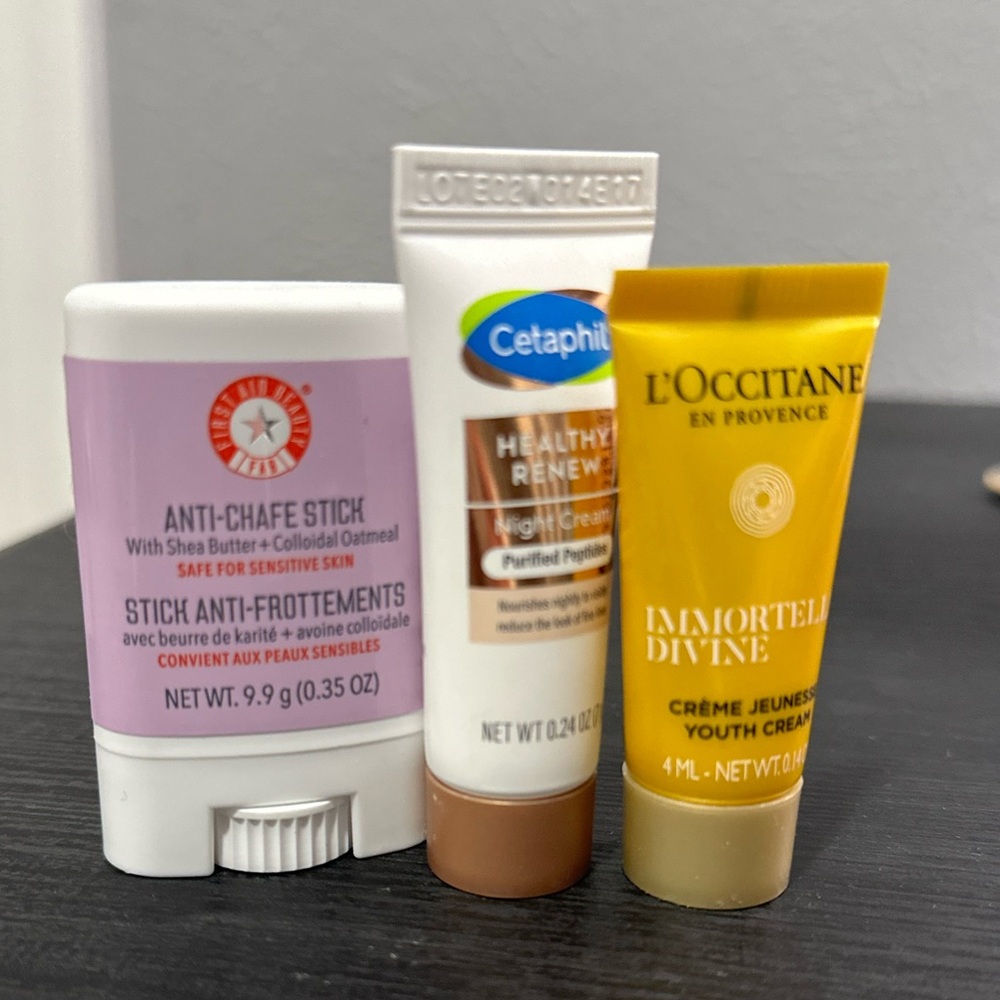 Bundle of FAB Anti-Chafe Stick, Cetaphil Night Cream, L’Occitane Youth Cream - Picture 3 of 11